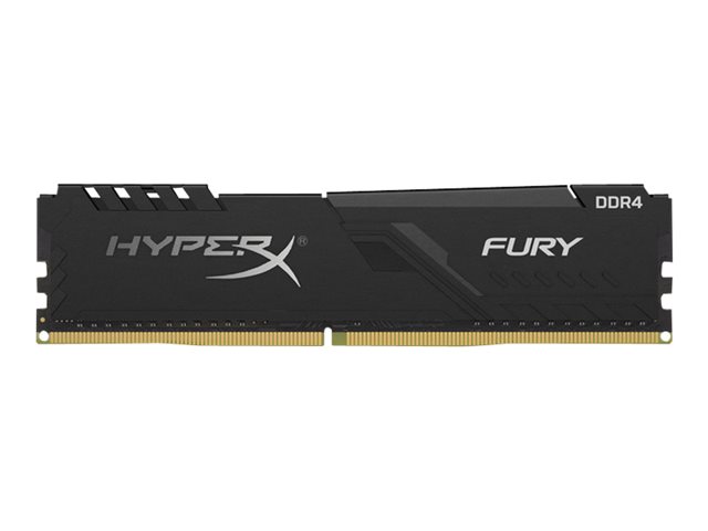 HyperX FURY - DDR4 - module - 16 GB - DIMM 288-pin - 2400 MHz / PC4-19200 - CL15 - 1.2 V - unbuffered - non-ECC - black