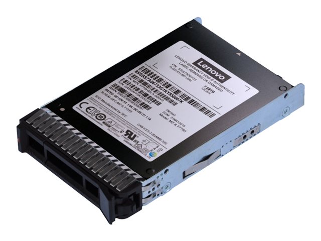 Lenovo ThinkSystem PM1643a Entry - SSD - 960 GB - hot-swap - 2.5\" - SAS 12Gb/s - for ThinkAgile MX3330-F Appliance, MX3331-F Certified Node, VX75XX Certified Node