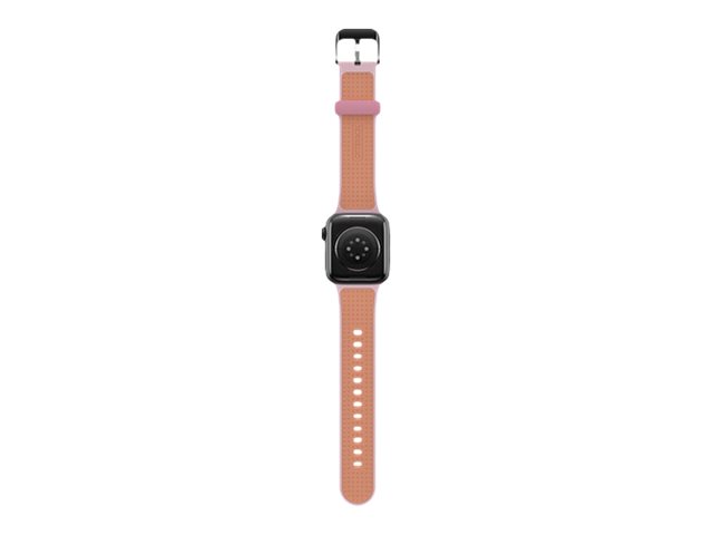 OtterBox - Band for smart watch - Pinky Promise (pink/orange) - for Apple Watch Hermès Series 7, Hermès Series 9, Nike Series 7, Series 10, Series 8, Series 9