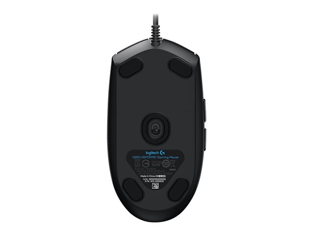 Logitech Gaming Mouse G203 LIGHTSYNC - Mouse - optical - 6 buttons - wired - USB - blue