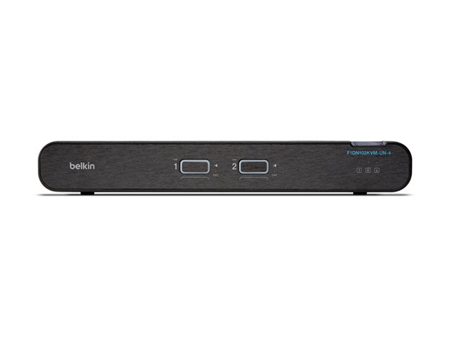 Belkin Universal Secure - 2nd Generation - KVM / audio switch - 2 x KVM / audio - 1 local user - desktop - TAA Compliant