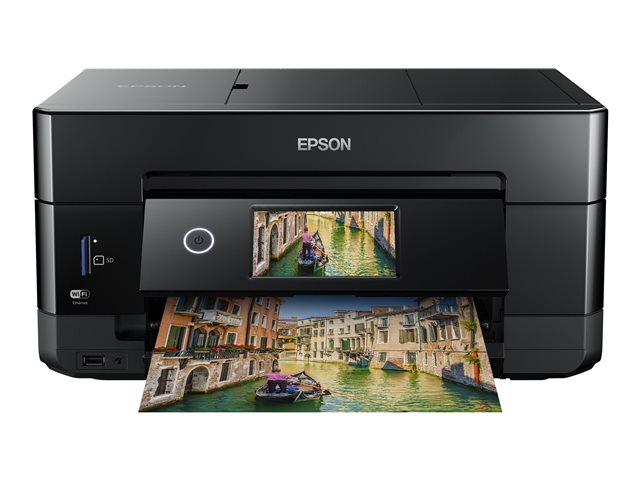 Epson Expression Premium XP-7100 Small-in-One - Multifunction printer - colour - ink-jet - Legal (216 x 356 mm) (original) - A4/Legal (media) - up to 11 ppm (copying) - up to 15.8 ppm (printing) - 120 sheets - USB 2.0, Gigabit LAN, Wi-Fi(n) - black