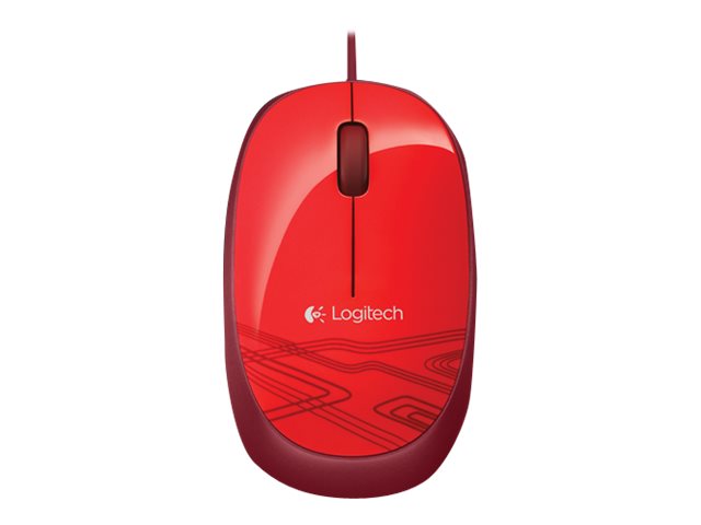 Mouse M105 red USB with pattern