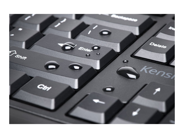Pro Fit Low-Profile Wireless Desktop Set Black (Azerty - Belgium)