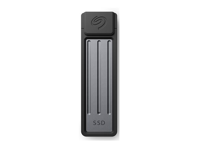 Seagate STMX1000400 - SSD - 1 TB - ultra-compact - external (portable) - USB 3.2 Gen 2 (USB-C connector) - dark grey - with Seagate Rescue Data Recovery