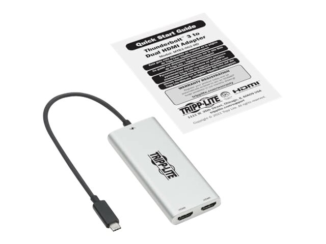 Dual-Monitor Thunderbolt 3 to HDMI Adapt