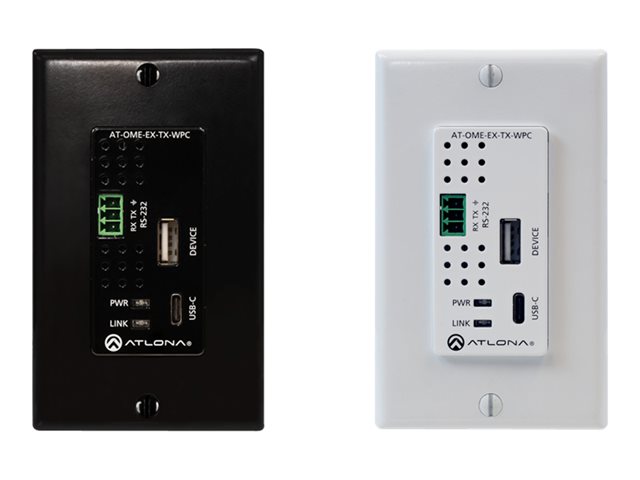 OMEGA WALL PLATE USB-C INP. 1 stk