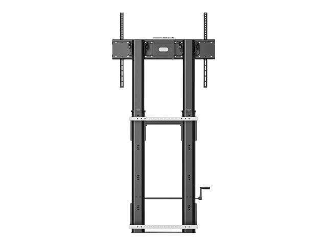 Vision X-Series VFM-F26W - Stand - height adjustable - for flat panel - 80kg - steel - sandblasted black - screen size: 55\"-100\" - floor to wall mountable