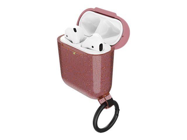OtterBox Ispra Series - Case for wireless earphones - polycarbonate, zinc alloy, thermoplastic elastomer (TPE) - infinity pink - for Apple AirPods (1st generation, 2nd generation)