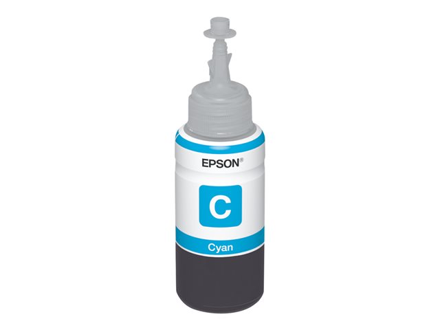 Epson T6642 - 70 ml - cyan - original - ink refill - for EcoTank ET-14000, ET-16500, ET-2500, ET-2550, ET-2600, ET-2650, ET-3600, ET-4500, ET-4550