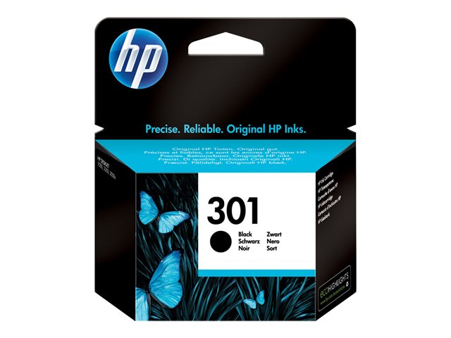 HP 301 BLACK ORIGINAL INK CARTRIDGE BLIS