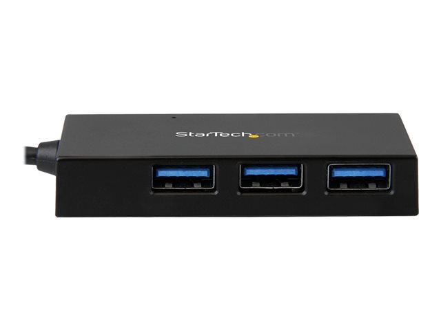 StarTech.com 4-Port USB 3.0 Hub - Powered USB 3.1 Gen 1 Hub - USB-C to 1x USB-C and 3x USB-A Adapter - USB-C Port Expander (HB30C3A1CFB) - Hub - 4 x SuperSpeed USB 3.0 - desktop - for P/N: CFASTRWU3C, SDMSDRWU3AC, TB3DK2DPPD, TB3DK2DPPDUE, TB3DKDPMAW, TB3DKDPMAWUE