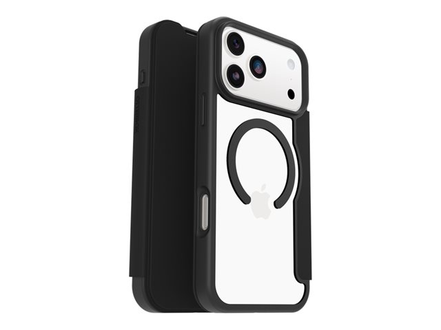 OtterBox React Folio MagSafe Apple iPhone 17 Pro Max Black Crystal - clear/black