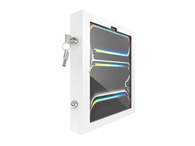 Compulocks iPad Pro M4 13\" (2024), Apex Secured Enclosure Wall Mount - Enclosure - for tablet - secured - lockable - metal frame - white - screen size: 13\" - wall-mountable - for Apple 13-inch iPad Pro Wi-Fi (M4)