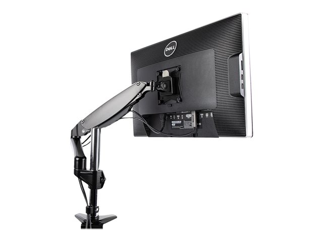 StarTech.com Desk Mount Monitor Arm for Single VESA Display up to 32\" or 49\" Ultrawide 8kg/17.6lb, Full Motion Articulating & Height Adjustable w/ Cable Management, C-Clamp, Grommet Mount - Single Monitor Arm - Mounting kit (arm assembly, VESA mount)