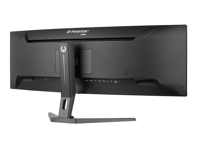 iiyama G-MASTER Red Eagle GCB4580DQSN-B1 - LED monitor - gaming - curved - 45\" (44.5\" viewable) - 5120 x 1440 Dual Quad HD @ 165 Hz - VA - 450 cd/m² - 3000:1 - HDR400 - 0.8 ms - 2xHDMI, DisplayPort, 2xUSB-C - speakers - black, matte