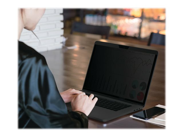 Kensington - Notebook privacy filter - 2-way - removable - 12.5\" - black