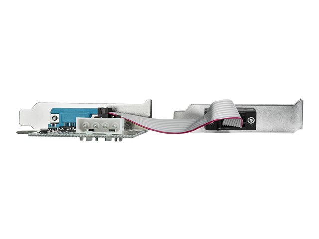 StarTech.com 2-port PCI Express RS232 Serial Adapter Card, PCIe RS232 Serial Host Controller Card, PCIe to Serial DB9 COM Ports, 16950 UART, Low Profile Expansion Card, Windows/macOS/Linux - Full/Low-Profile (PEX2S953LP) - Serial adapter - PCIe low profile - RS-232 x 2