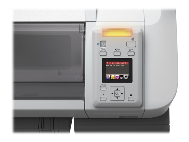 Epson SureColor SC-T3200-PS - 24\" large-format printer - colour - ink-jet - Roll A1 (61.0 cm) - 2880 x 1440 dpi - up to 2.14 ppm (mono) / up to 2.14 ppm (colour) - USB, Gigabit LAN - cutter