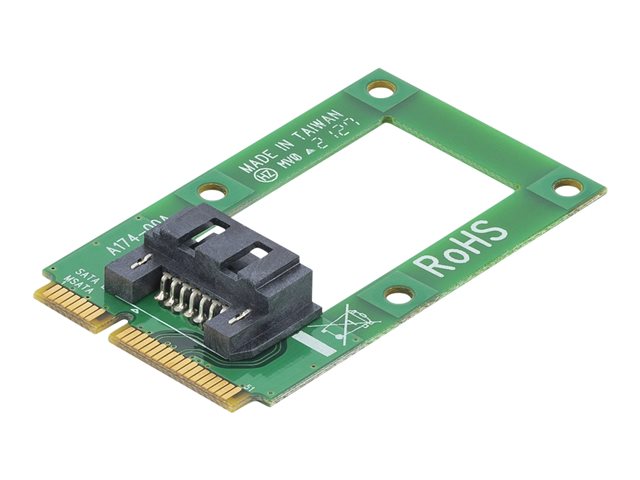 StarTech.com mSATA to SATA HDD / SSD Adapter - Mini SATA to SATA Converter Card - mSATA to SATA 2.5/3.5 Hard Drive Adapter Converter Card (MSAT2SAT3) - Storage controller - 1 Channel - mSATA - SATA 6Gb/s