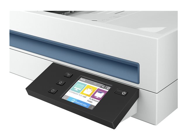 HP Scanjet Pro N4600 fnw1 - Document scanner - Contact Image Sensor (CIS) - Duplex - 216 x 5362 mm - 600 dpi x 1200 dpi - up to 40 ppm (mono) / up to 40 ppm (colour) - ADF (100 sheets) - up to 6000 scans per day - USB 3.0, Gigabit LAN, Wi-Fi(n)