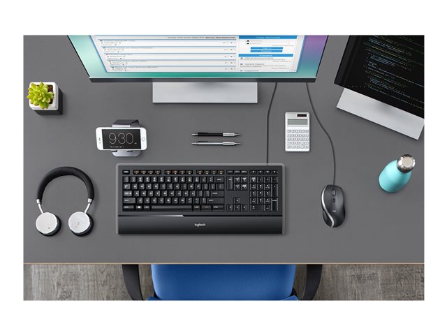 Logitech M500s Advanced Corded Mouse - Mouse - optical - 7 buttons - wired - USB