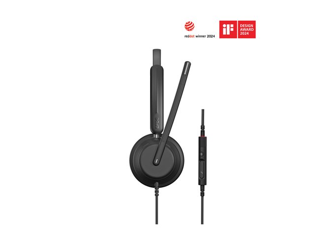 EPOS IMPACT 760 - Headset - op oor - met bekabeling - USB-C - zwart