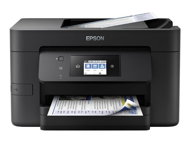 Epson WorkForce Pro WF-3725DWF - Multifunction printer - colour - ink-jet - A4 (210 x 297 mm) (original) - A4/Legal (media) - up to 20 ppm (printing) - 250 sheets - 33.6 Kbps - USB 2.0, LAN, Wi-Fi(n), USB host, NFC
