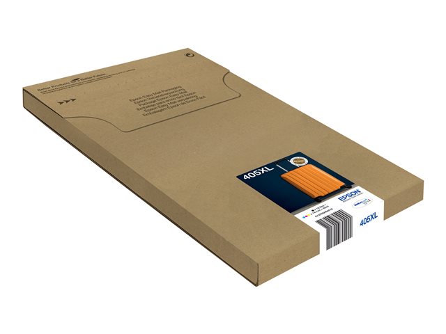 Epson 405XL Multipack - 4-pack - XL - black, yellow, cyan, magenta - original - mailable - ink cartridge - for WorkForce WF-7310DTW, WF-7830DTWF, WF-7835DTWF, WF-7840DTWF, WorkForce Pro WF-7840DTWF