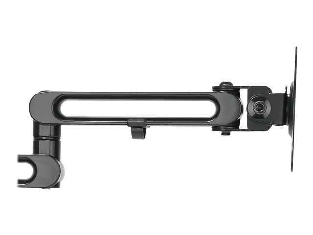 StarTech.com Desk Mount Dual Monitor Arm, Desk Clamp VESA Compatible Monitor Mount for up to 32 inch Displays, Ergonomic Articulating Monitor Arm, Height Adjustable/Tilt/Swivel/Rotating - Double Monitor Arm (ARMDUAL3) - Mounting kit - adjustable arm - for 2 monitors - aluminium - black - screen size: up to 32\" - desk-mountable