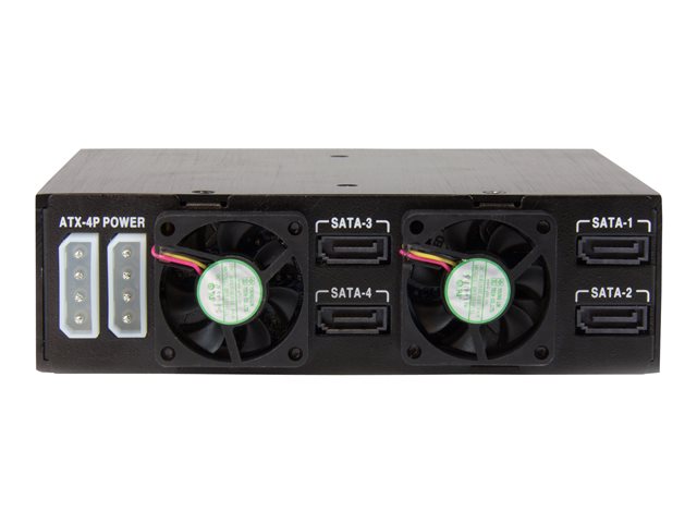StarTech.com 4-Bay Mobile Rack Backplane for 2.5in SATA/SAS Drives - Hot Swap SSDs/HDDs from 5-15mm - Supports SAS II & SATA III (6 Gbps) - Storage enclosure - 4 bays (SATA-600 / SAS-2) 0 - for P/N: SATBP125VP, SATSASBP125