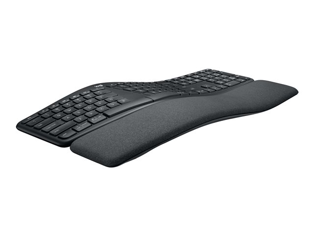 Logitech ERGO K860 Split Keyboard for Business - Keyboard - wireless - Bluetooth LE - QWERTZ - Swiss - graphite