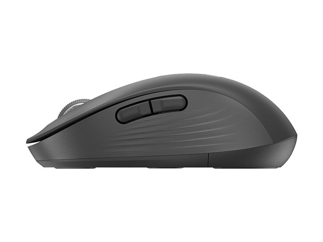 Logitech Signature M650 - Mouse - optical - 5 buttons - wireless - 2.4 GHz, Bluetooth - Logitech Logi Bolt USB receiver - graphite