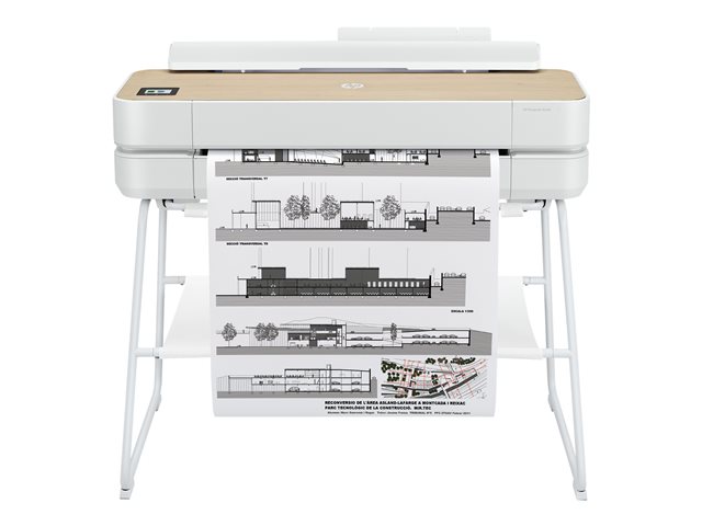 HP DesignJet Studio - 24\" large-format printer - colour - ink-jet - 279 x 610 mm, Roll (61 cm x 45.7 m) - 2400 x 1200 dpi - up to 0.43 min/page (mono) / up to 0.43 min/page (colour) - USB 2.0, LAN, Wi-Fi