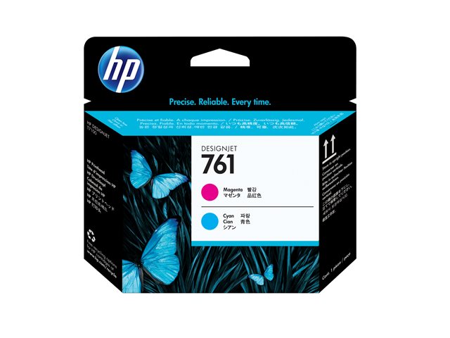 HP 761 - Cyan, magenta - printhead - for DesignJet T7100, T7200, T7200 Production Printer