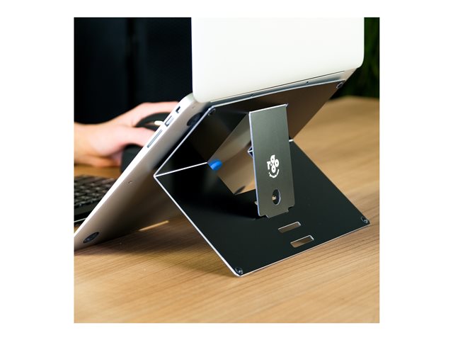 Riser Attachable Laptopstandaard Geintegreerd Instelbaar Zwart