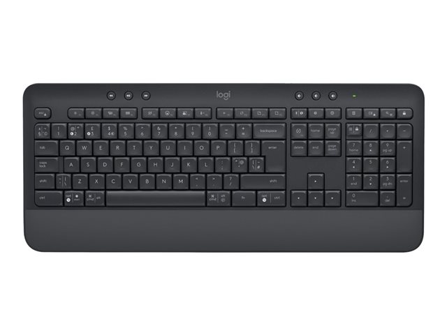 Logitech Signature K650 - Keyboard - wireless - Bluetooth 5.1 - AZERTY - Dutch - graphite
