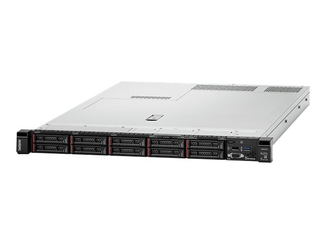 Lenovo ThinkSystem SR630 7X02 - Server - rack-mountable - 1U - 2-way - 1 x Xeon Silver 4214 / up to 3.2 GHz - RAM 16 GB - SAS - hot-swap 2.5\" bay(s) - no HDD - Matrox G200 - no OS - monitor: none