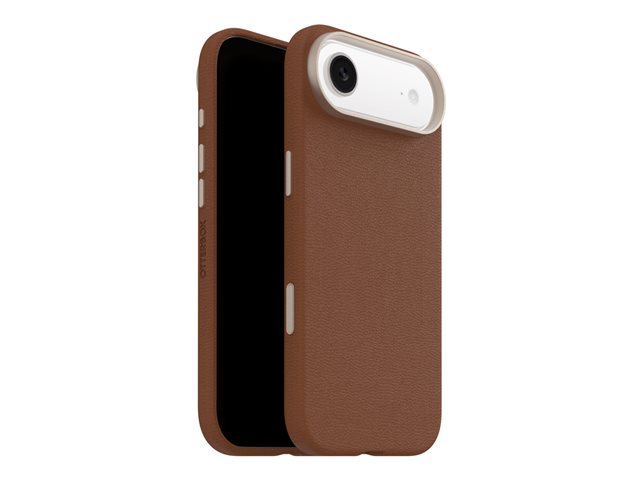 OtterBox Symmetry Cactus Leather Camera Control Apple iPhone Air Desert Saddle - brown