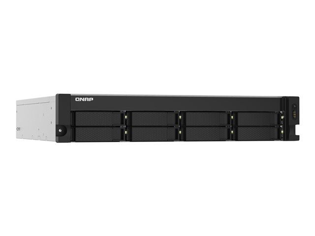 QNAP TS-832PXU - NAS server - 8 bays - rack-mountable - SATA 6Gb/s - RAID RAID 0, 1, 5, 6, 10, 50, 60, JBOD - RAM 4 GB - Gigabit Ethernet / 2.5 Gigabit Ethernet / 10 Gigabit Ethernet - iSCSI support - 2U