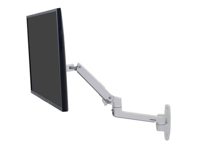Ergotron LX - Mounting kit (monitor arm) - for LCD display - aluminium - white - screen size: up to 34\" - wall-mountable