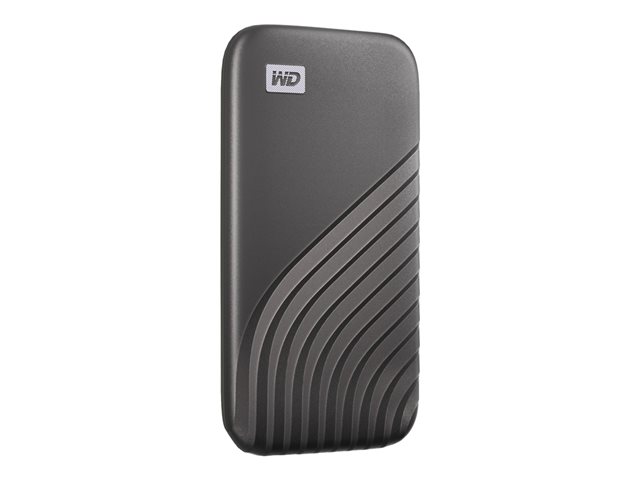 WD My Passport SSD WDBAGF0040BGY - SSD - encrypted - 4 TB - external (portable) - USB 3.2 Gen 2 (USB-C connector) - 256-bit AES - grey