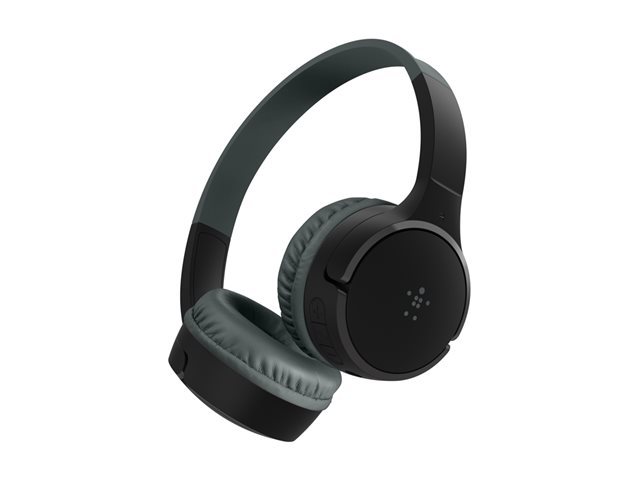 Belkin SoundForm Mini - Headphones with mic - on-ear - wired - 3.5 mm jack - black