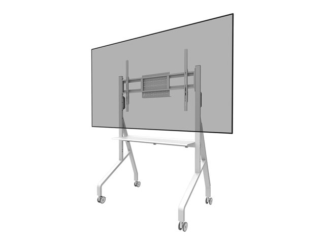 Neomounts Move Go FL50-525WH1 - Cart - for flat panel - lockable - steel - white - screen size: 55\"-86\"