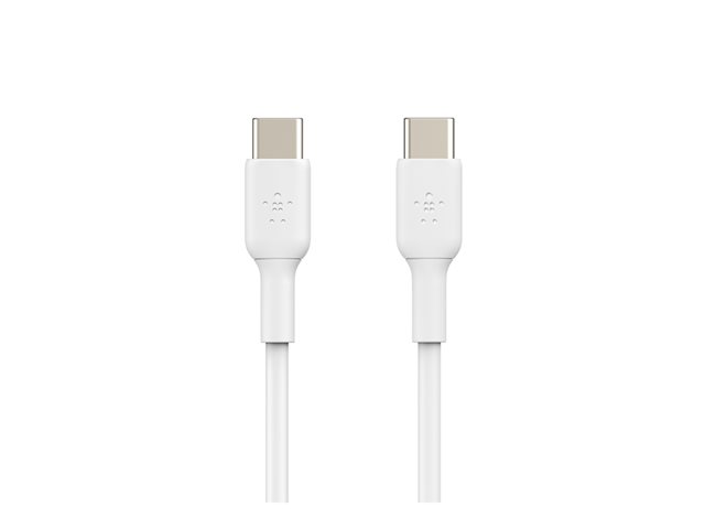 Belkin BoostCharge - USB cable - 24 pin USB-C (M) to 24 pin USB-C (M) - 2 m - white