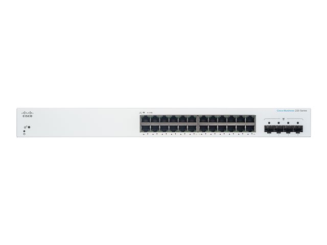 CBS220 Smart 24-port GE 4x1G SFP