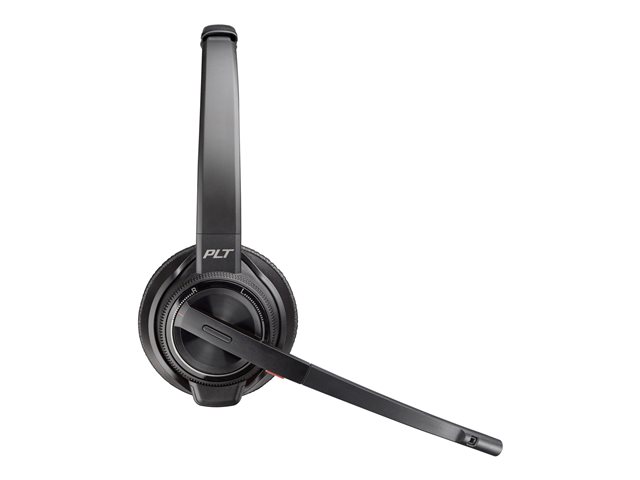 Poly Savi 8220-M Office Stereo DECT 1880-1900 MHz Headset EMEA - INTL English - Euro plug - Replaces Poly SKU 207326-02