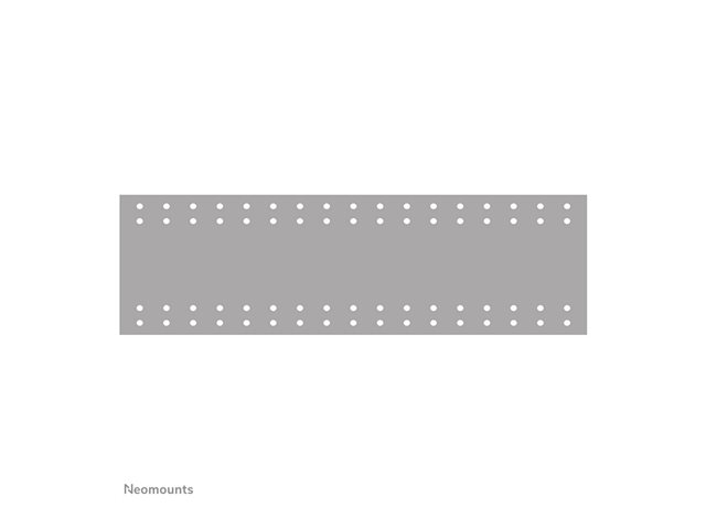 Neomounts KEYB-V100RACK - Mounting component (connector plate) - for keyboard / mouse - silver