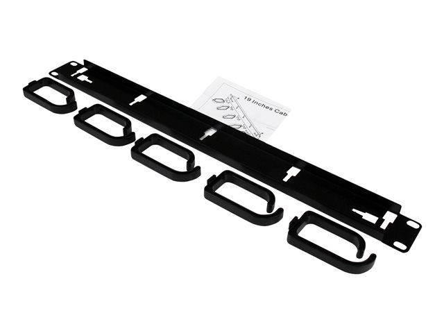 StarTech.com Server Rack Cable Management - 1U -19\" Metal Rackmount Panel - Rack cable management kit - 1U - 19\" - for P/N: RACK-18U-20-WALL-OA, RACK-21U-20-WALL-OA, RACK-24U-20-WALL-OA, RK12OD2, RK3236BKF