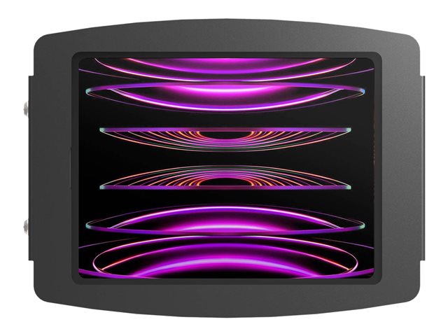 Compulocks iPad Pro 12.9\" (3-6th Gen) Space Enclosure Wall Mount - Enclosure - for tablet - lockable - aluminium - black - screen size: 12.9\" - mounting interface: 100 x 100 mm - wall-mountable - for Apple 12.9-inch iPad Pro (3rd generation, 4th generation, 5th generation, 6th generation)